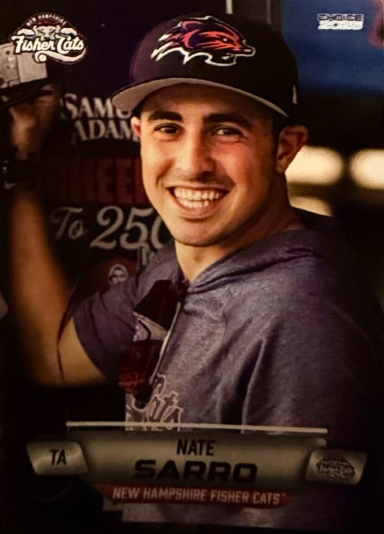 Nathan Sarro with the Toronto Blue Jays